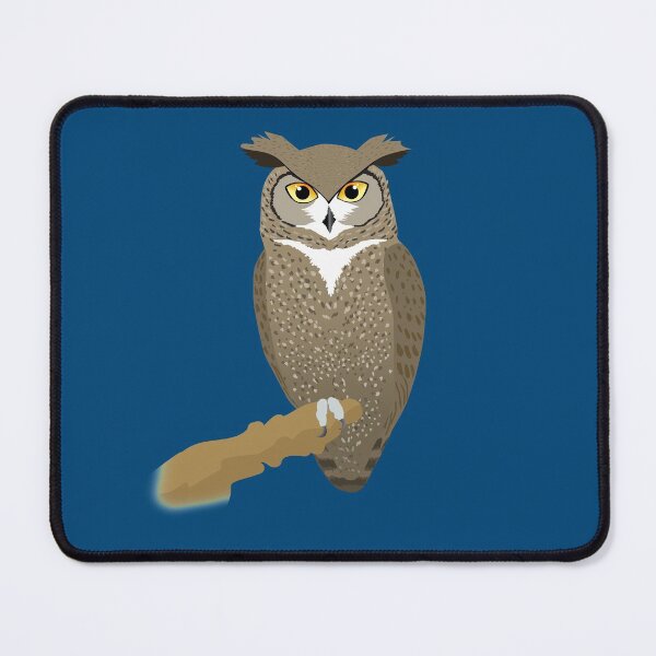 Item preview, A digital illustration of a Great horned owl designed and sold by Bwiselizzy.