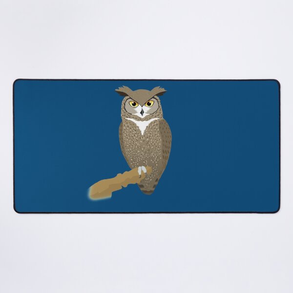 Item preview, A digital illustration of a Great horned owl designed and sold by Bwiselizzy.