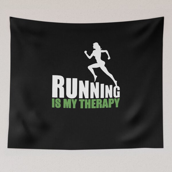 Item preview, Running Is My Therapy designed and sold by clickmostro.