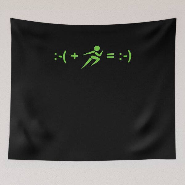 Item preview, Running Makes Me Happy designed and sold by clickmostro.