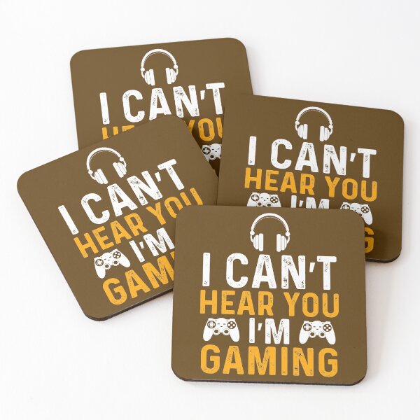 Item preview, I Can't Hear You I'm Gaming  designed and sold by Genjitsu-Art.