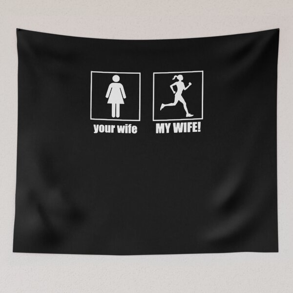 Item preview, Running Wife designed and sold by clickmostro.