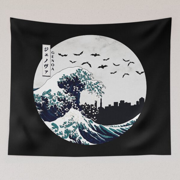 Item preview, Genoa Kanagawa Wave Dark designed and sold by DFerraz.
