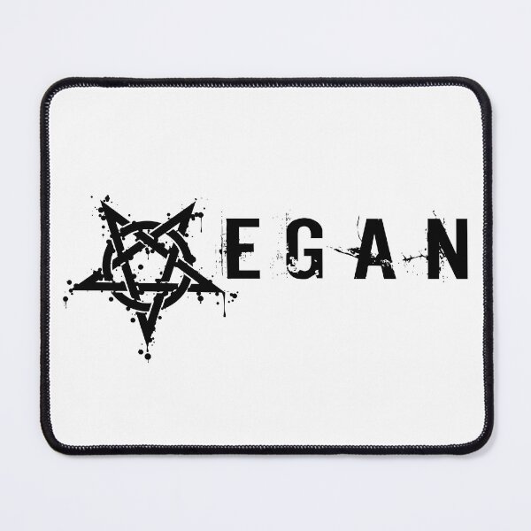 Item preview, Vegan Pentagram Black designed and sold by AlasAHintStudio.