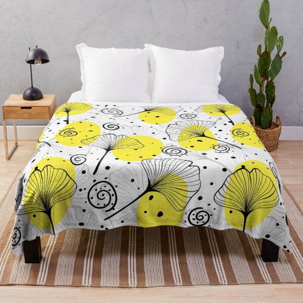 Item preview, Ginkgo Biloba Leaves Summer Themed Pattern designed and sold by mrhighsky.