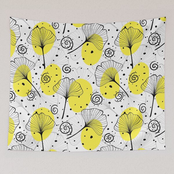 Item preview, Ginkgo Biloba Leaves Summer Themed Pattern designed and sold by mrhighsky.