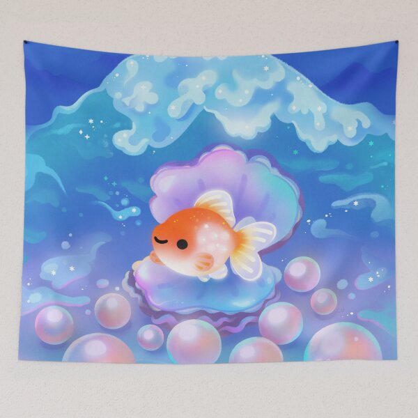 Item preview, Pearlscale goldfish with pearls designed and sold by pikaole.