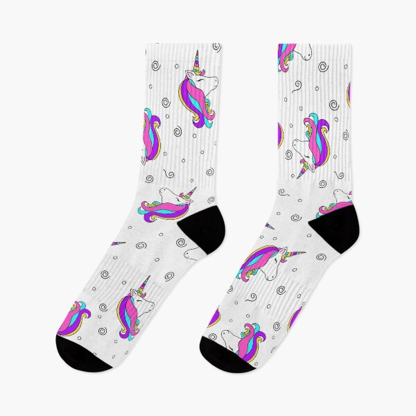 Item preview, Unicorns Doodle Pattern designed and sold by mrhighsky.