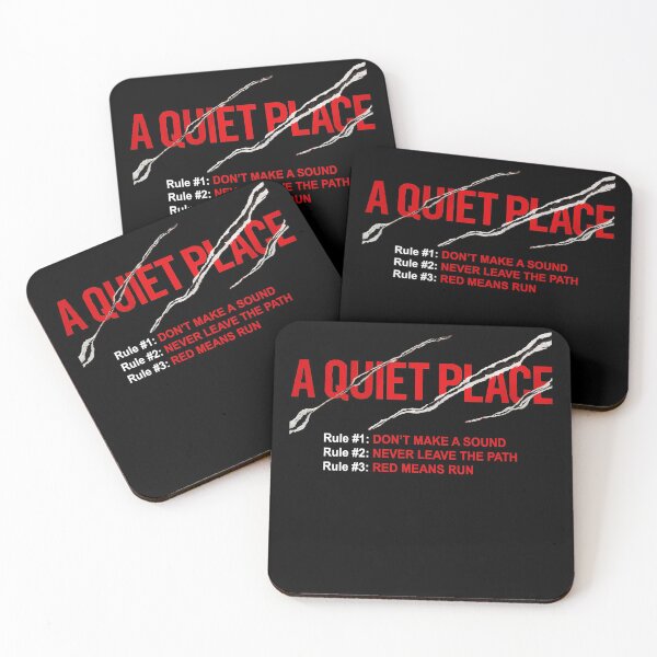 Item preview, A Quiet Place Halloween Rules Horror Movie In A Deserted Area Makes The Character In The Movie Have To Be Very Brave To Overcome designed and sold by aquietplaceween.