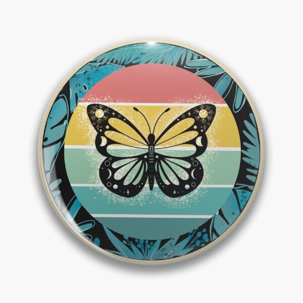 Artikelvorschau, Bohemian Grove/Boho Sunset Schmetterling Blumenmuster entworfen und verkauft von Yunipop.