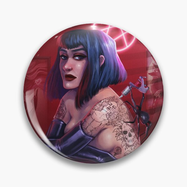 Item preview, Tattooing spider - goth tattoo shop designed and sold by CuriosumArt.