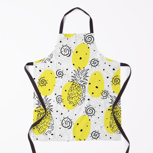 Item preview, Pineaple doodle yellow summer pattern designed and sold by mrhighsky.