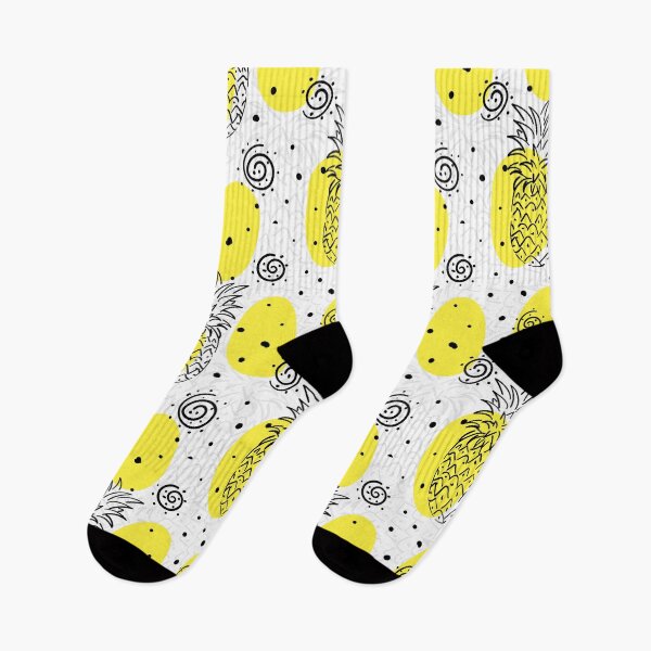 Item preview, Pineaple doodle yellow summer pattern designed and sold by mrhighsky.