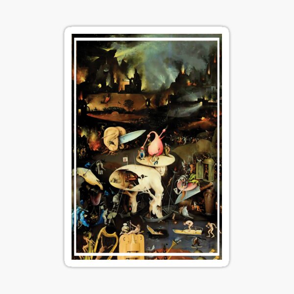 Item preview, The Garden of Earthly Delights Hell by Hieronymus Bosch designed and sold by DragonXX.