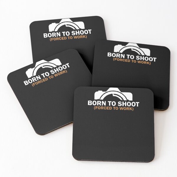 Item preview, Born To Shoot Forced To Work Photography designed and sold by clickmostro.