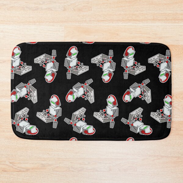 Item preview, Robot Musician Playing Drum Machine (Small Print Size) designed and sold by AtomicMalibu.