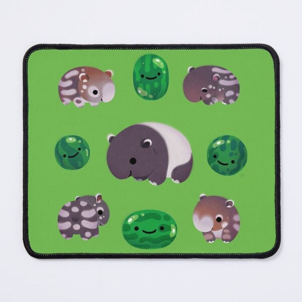Item preview, Tapir and baby watermelons designed and sold by pikaole.