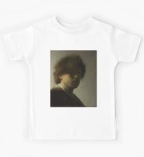 Painting - Self-portrait, Rembrandt Harmensz. van Rijn, c. 1628 Kids Tee