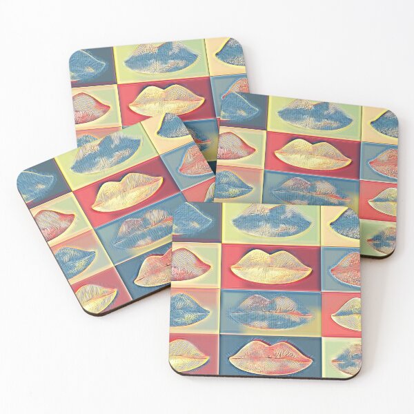 Item preview, Pop Art Kissing Lips designed and sold by AcidTed.