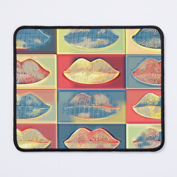 Item preview, Pop Art Kissing Lips designed and sold by AcidTed.