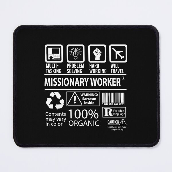 Item preview, Missionary Worker T Shirt - MultiTasking Certified Job Gift Item Tee designed and sold by teatordena.
