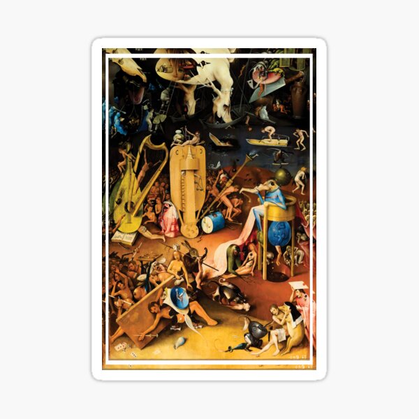 Item preview, The Garden of Earthly Delights Hell 2 by Hieronymus Bosch designed and sold by DragonXX.