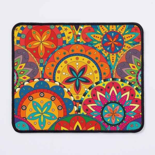 Item preview, Funky Retro Pattern Mandalas designed and sold by livianasgifts.