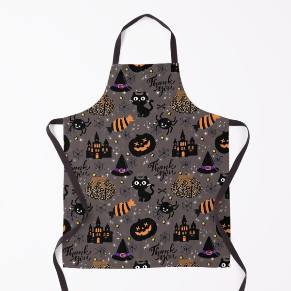 Item preview, Loepard Pumpkin Cat Witchhat Spider Halloween Pattern designed and sold by JooArtPrints ★★★★★.