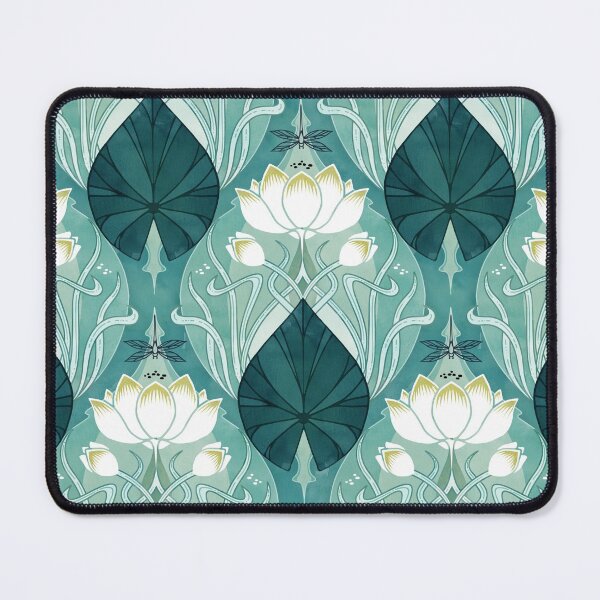 Nouveu Waterlily Mouse Pad