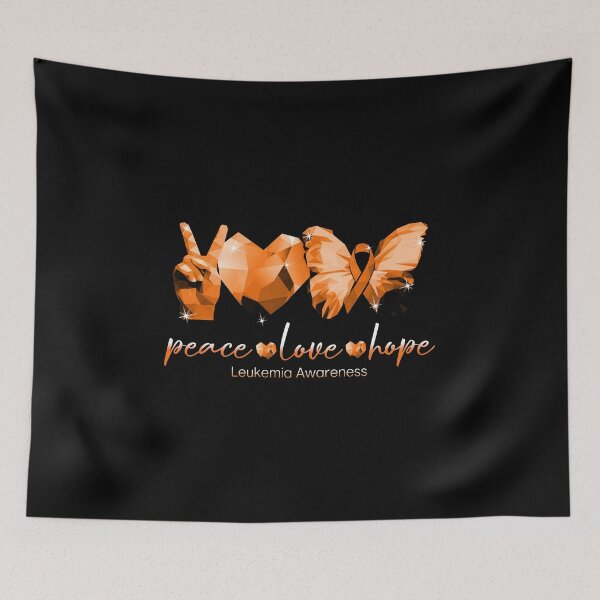 Item preview, Peace Love Hope Leukemia Awareness Classic designed and sold by Youngstyle.