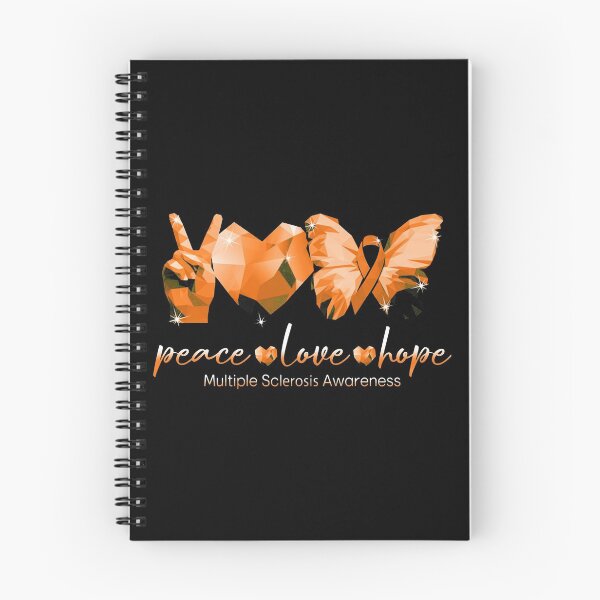 Item preview, Peace Love Hope Multiple Sclerosis Awareness designed and sold by Youngstyle.