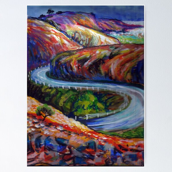 Item preview, Original art Queenstown, West Coast Tasmania designed and sold by SueHolmArt.