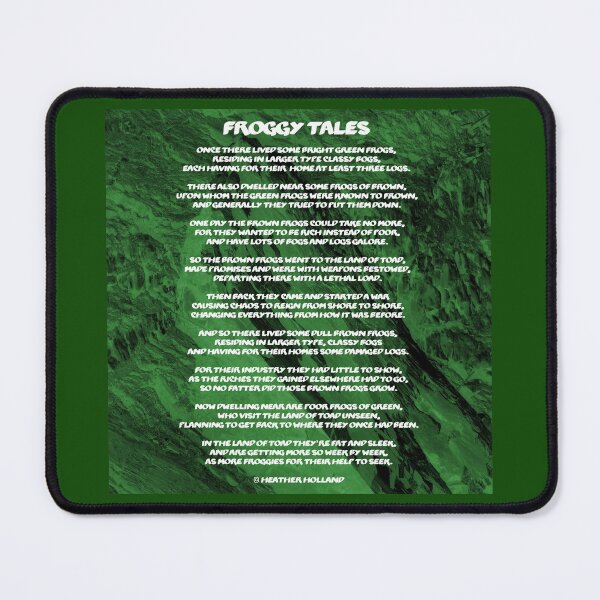 Item preview, Froggy Tales Poem designed and sold by Heatherian.