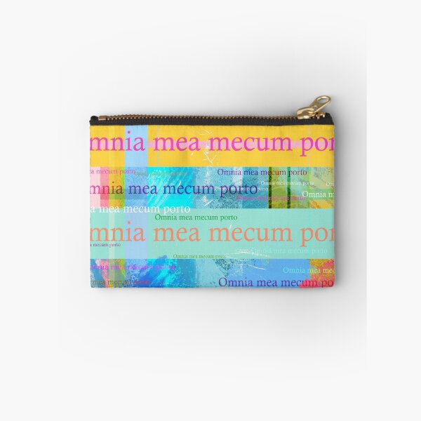 Item preview, Omnia mea mecum porto, Latin quote designed and sold by Mauswohn.