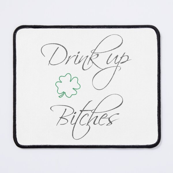 Item preview, Drink Up Bitches St Patrick's Day Glitter Shamrock designed and sold by livianasgifts.