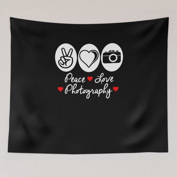 Item preview, Peace Love Photography designed and sold by clickmostro.