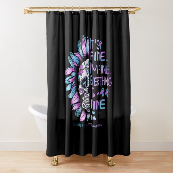 Item preview, Sugar Skull It's Fine I'm Fine Everything's Fine designed and sold by Youngstyle.