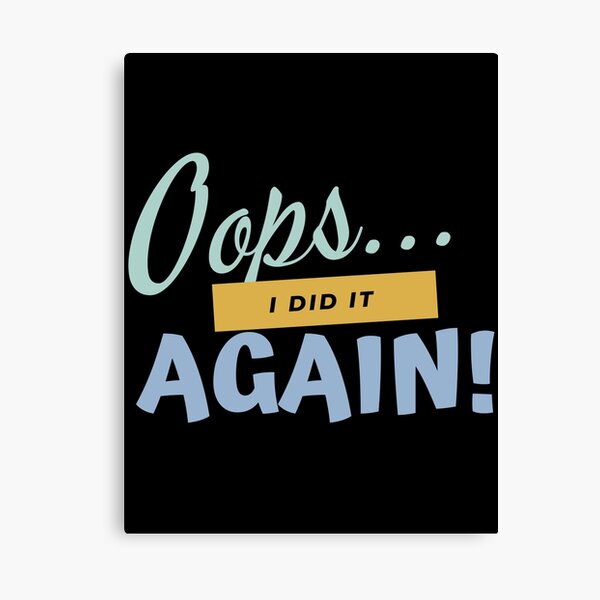 Brittany Spears Oops I Did It Again Canvas Print