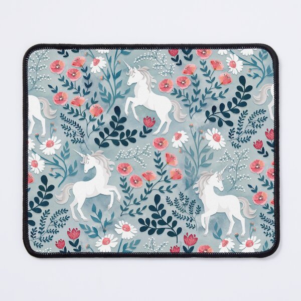 Unicorn garden Mouse Pad