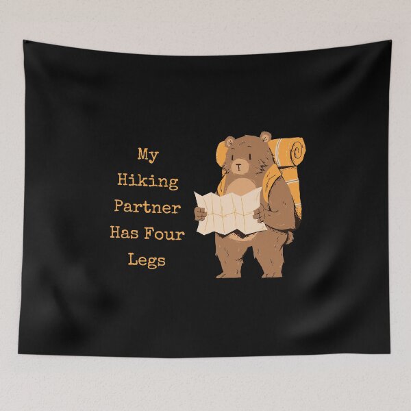 Item preview, My Hiking Partner Has Four Legs designed and sold by RH-Store.