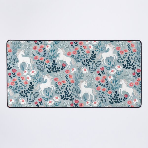 Unicorn garden Desk Mat