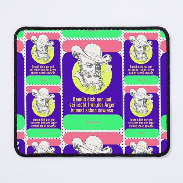 Item preview, beautiful Wilhelm Busch quote, German writer designed and sold by Mauswohn.