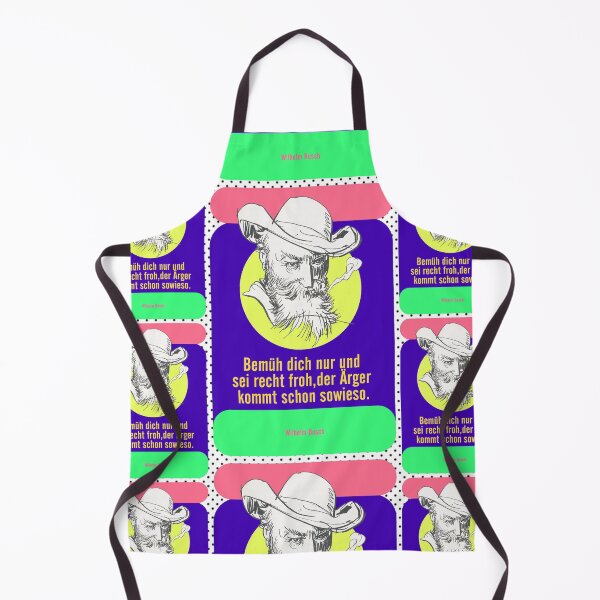 Item preview, beautiful Wilhelm Busch quote, German writer designed and sold by Mauswohn.