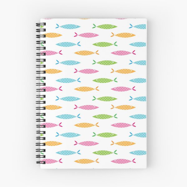 Item preview, Summer colored fish pattern designed and sold by FunnyChameleon.