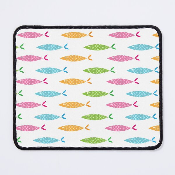 Item preview, Summer colored fish pattern designed and sold by FunnyChameleon.
