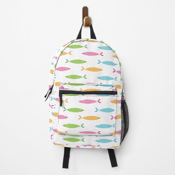 Item preview, Summer colored fish pattern designed and sold by FunnyChameleon.