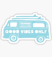Good Vibes Only Camper Van Sticker