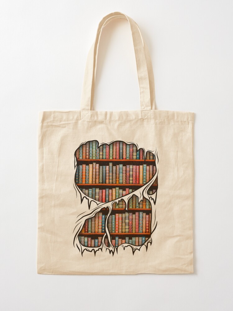 Library Books Tote Bag