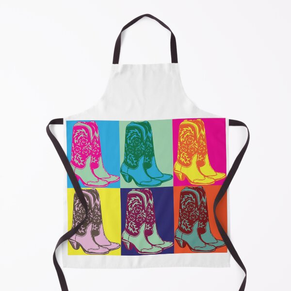Item preview, Pop Art Colorful Cowboy Western Boots designed and sold by goodprana3891.