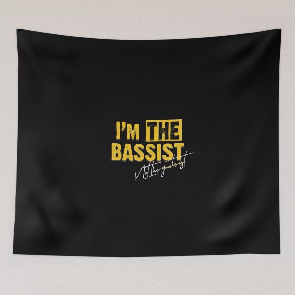 Item preview, I'm THE bassist, not the guitarist designed and sold by EdgyDesignForU.